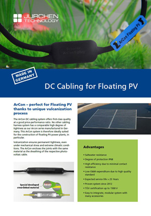 DC Cabling for Floating PV