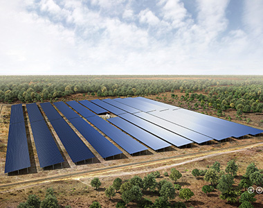 Meilensteine solar plant