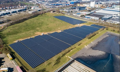 PEG Solar farm at water board company Limburg